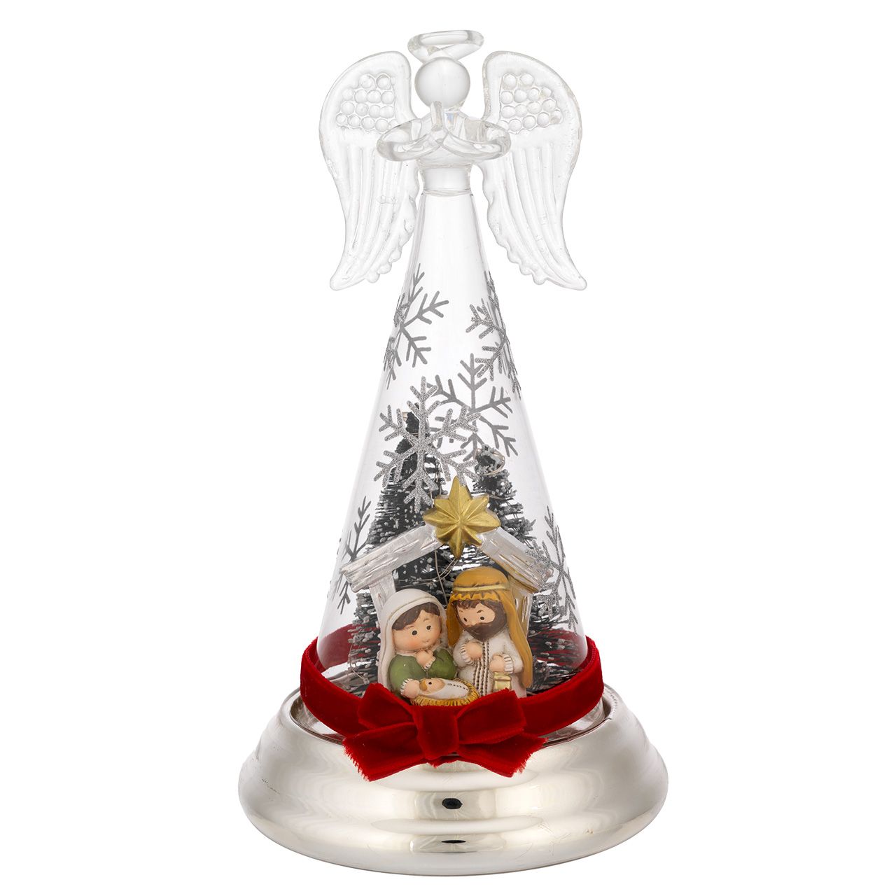ANGELO H. 18 ARGENTO CON PRESEPE